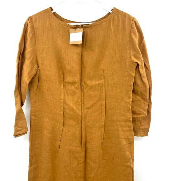 NWT The Shudio Shop Linen Amber Maxi Dress Women's Medium - Picture 5 of 8